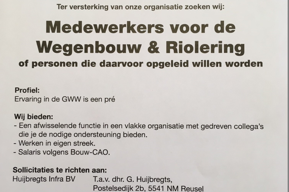 Nieuwe medewerkers